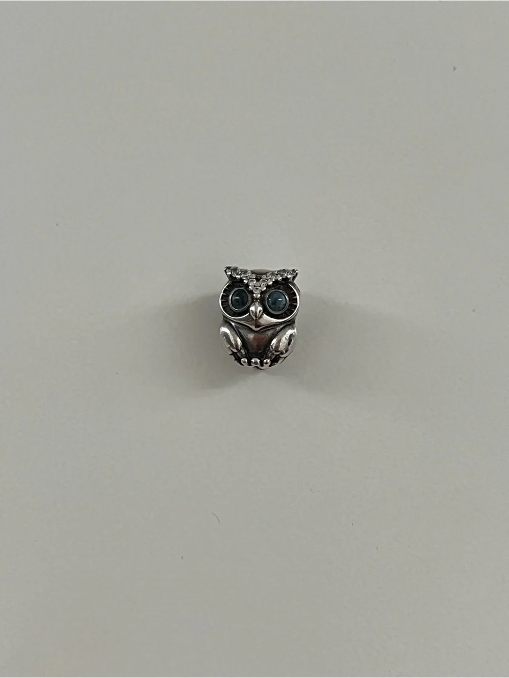 Pandora Sparkling Owl Charm - Retired